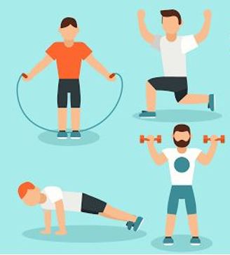 Fitnesstranining Männer Logo